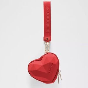Lululemon Heart Wristlet Oxford Red NWT